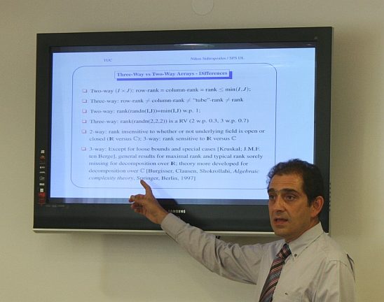 Lecture by Prof. Nikos Sidiropoulos as the part of Distinguished lecturer program of IEEE SP Society nikos_preda-5069735
