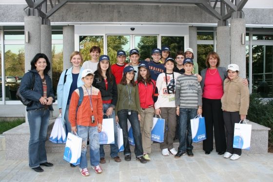 The Visit of the Students from Idvor