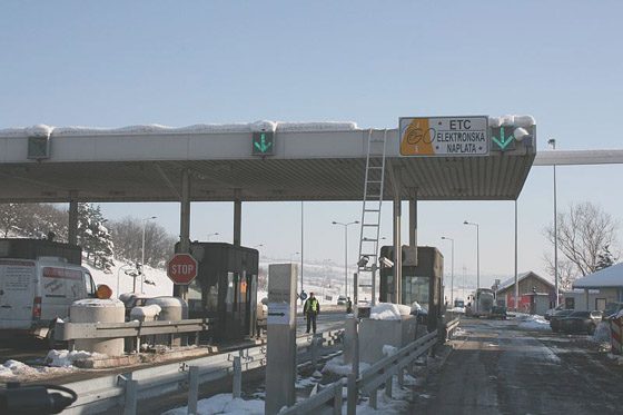 E-Go system in operation on highway stretch Belgrade- Niš