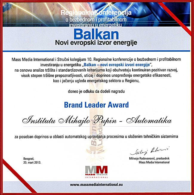 Brand Leader Award